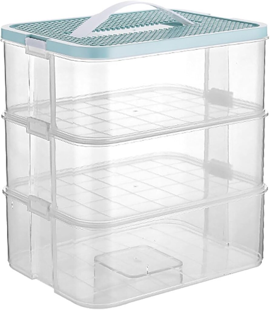 Caja Organizadora Harazaqa de 3 Niveles: El Aliado Definitivo para Guardar Tus Piezas LEGO