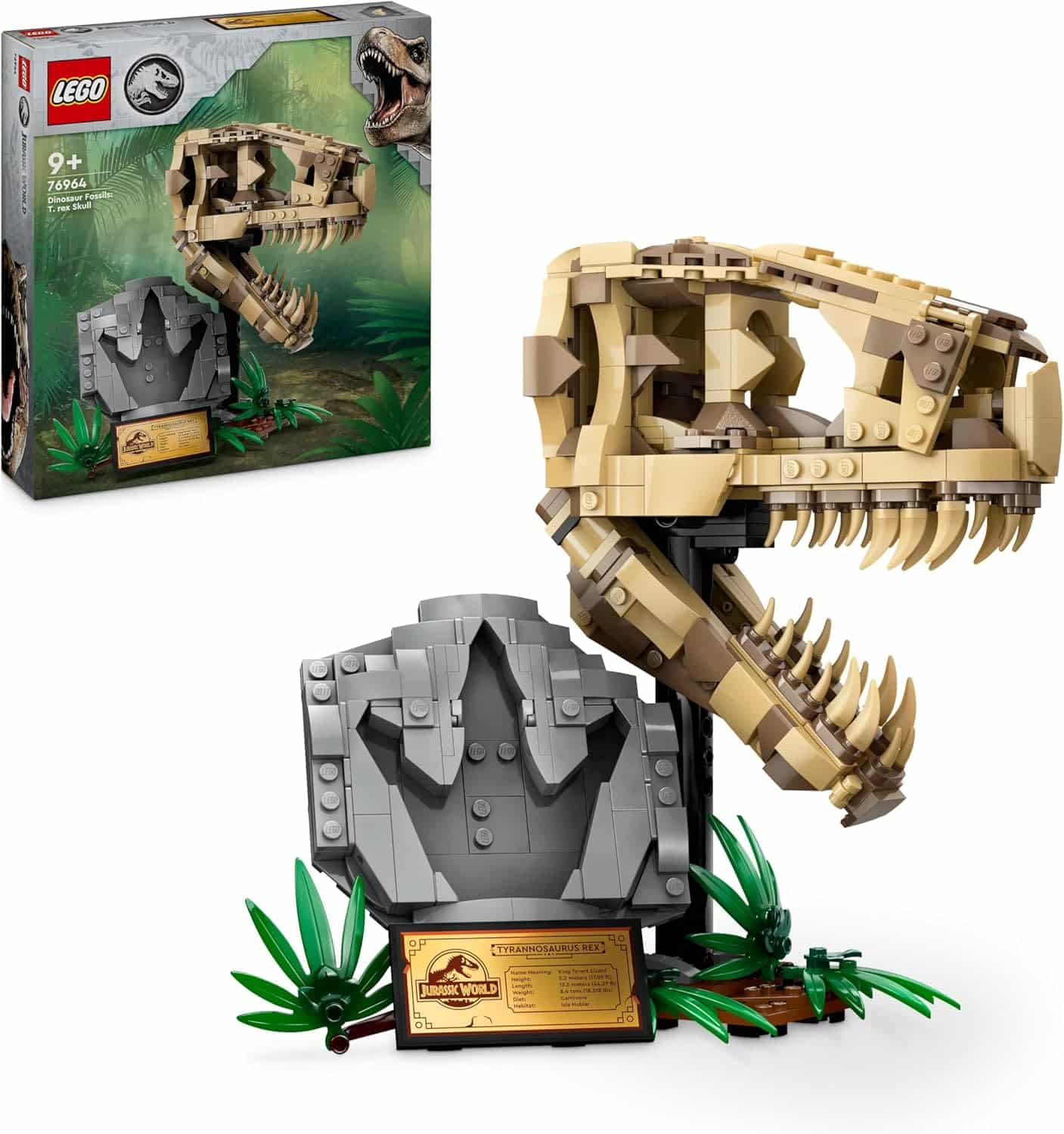 LEGO Jurassic World 76964: Cráneo de T. rex – Set Educativo con Descuento en Amazon