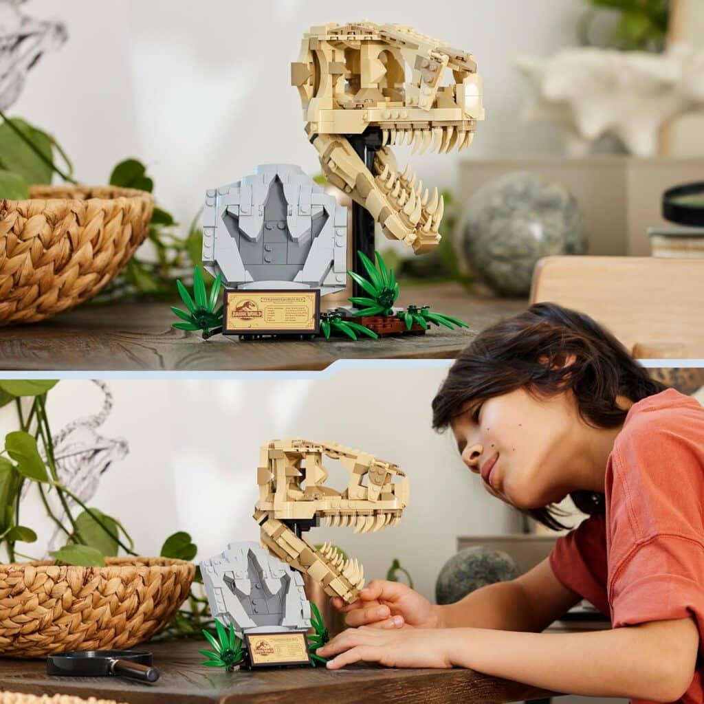 LEGO Jurassic World 76964: Cráneo de T. rex – Set Educativo con Descuento en Amazon