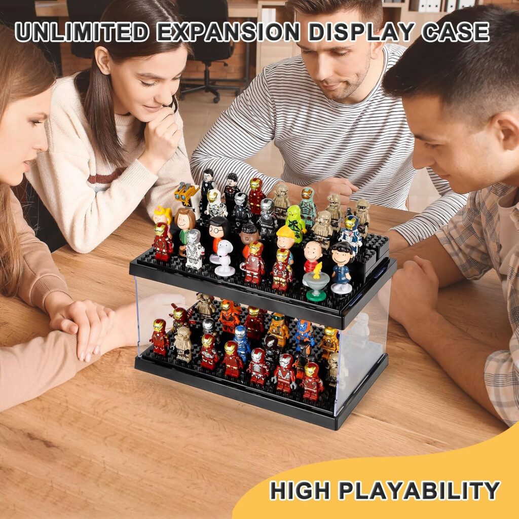 🧱✨ Vitrina WillingHeart para Minifiguras LEGO: Gran Capacidad y Versatilidad para Exhibir tu Colección