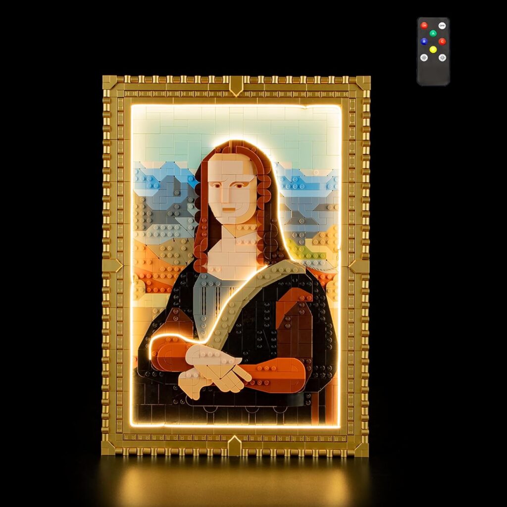 💡🖼️ Juego de Luces LED LIGHTAILING para LEGO Mona Lisa (31213) – Versión Remota: Ilumina tu Obra Maestra