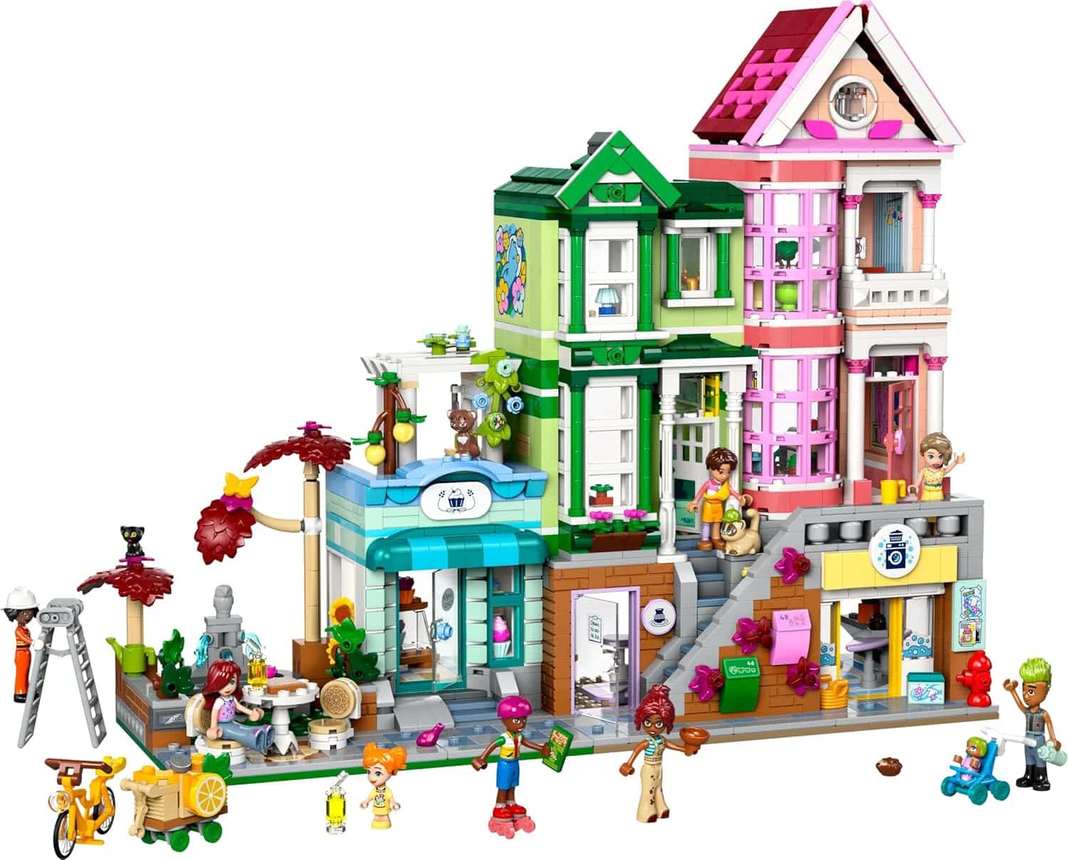 🏡️\2728 Descubre el Set LEGO Friends Apartamentos y Tiendas de Heartlake City 42670: Una Ciudad Llena de Historias y Creatividad