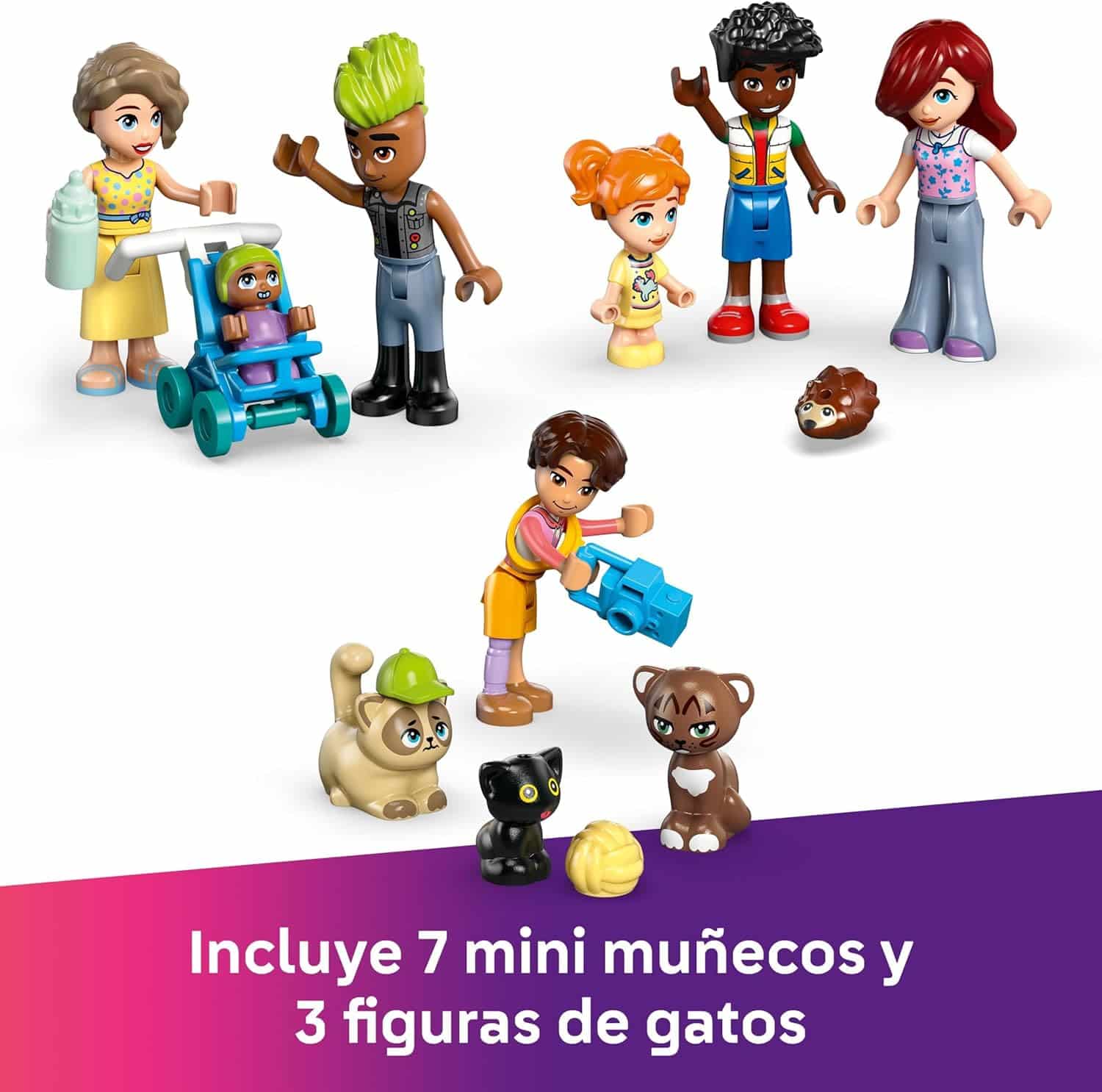 🏡️\2728 Descubre el Set LEGO Friends Apartamentos y Tiendas de Heartlake City 42670: Una Ciudad Llena de Historias y Creatividad