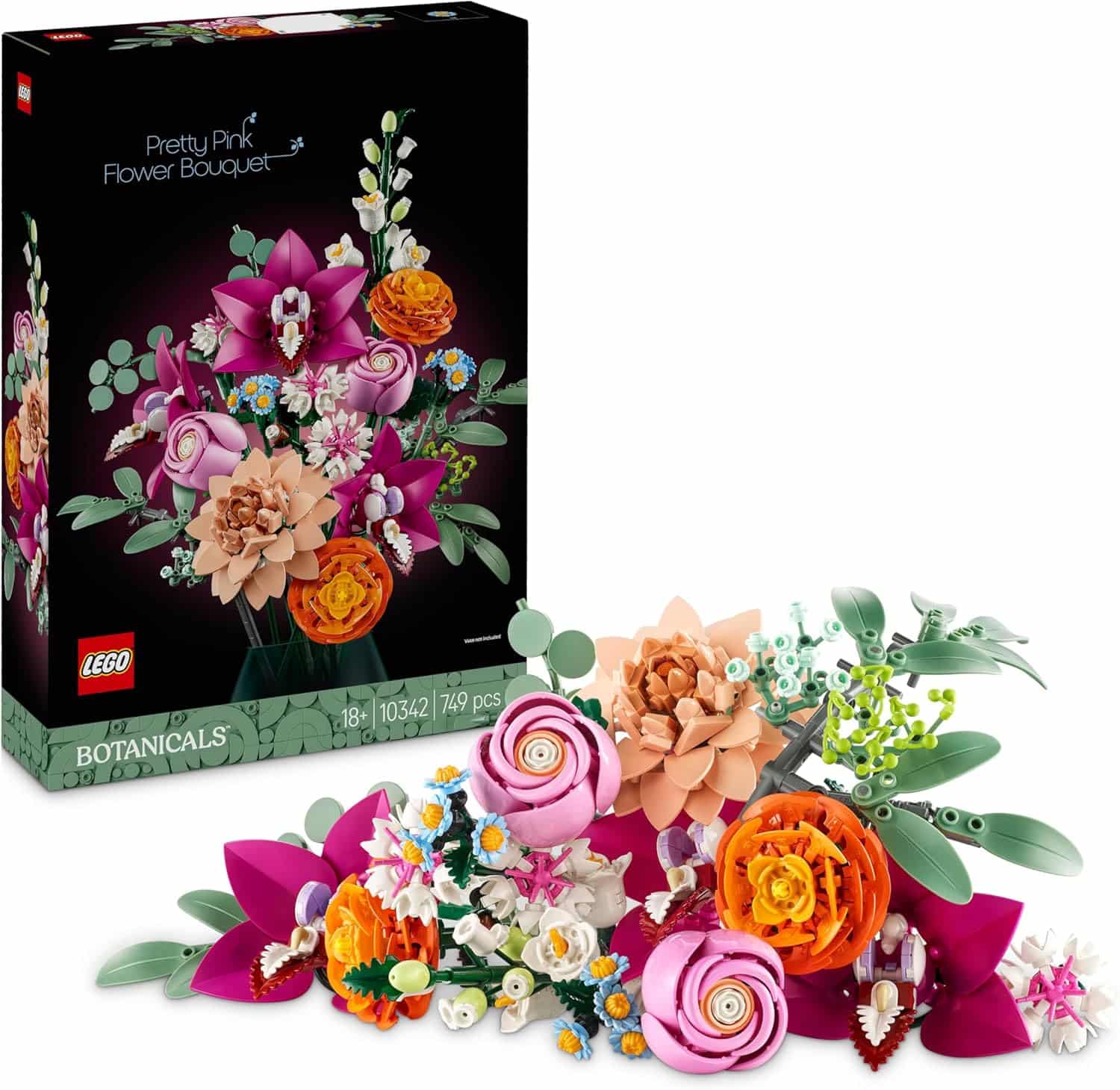 🏵️🌸 Descubre el Set LEGO Botanical 10342 &ndash; Ramo de Flores Fantas&iacute;a en Rosa: Un Jard&iacute;n Elegante Hecho con Ladrillos