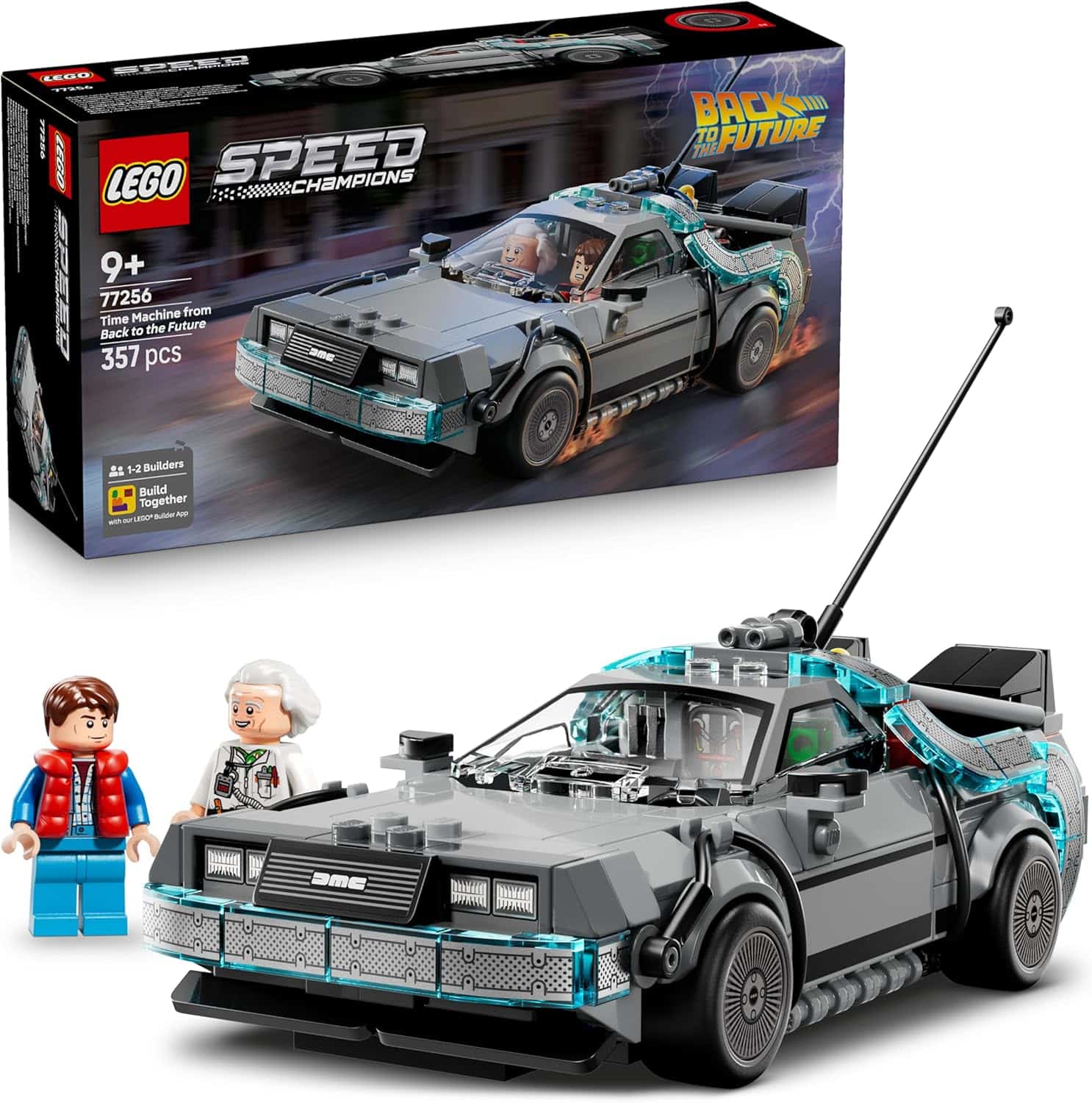 LEGO Speed Champions M&aacute;quina del Tiempo de Regreso al Futuro (77256)